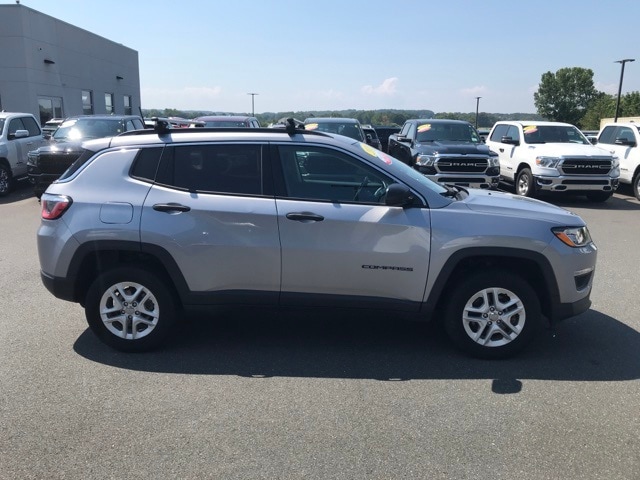 Certified 2019 Jeep Compass Sport with VIN 3C4NJDAB7KT594621 for sale in Ellington, CT