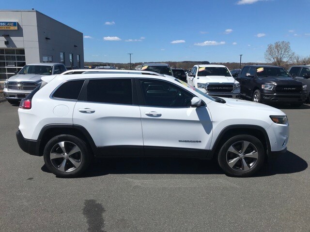 Certified 2021 Jeep Cherokee Limited with VIN 1C4PJMDX3MD141704 for sale in Ellington, CT