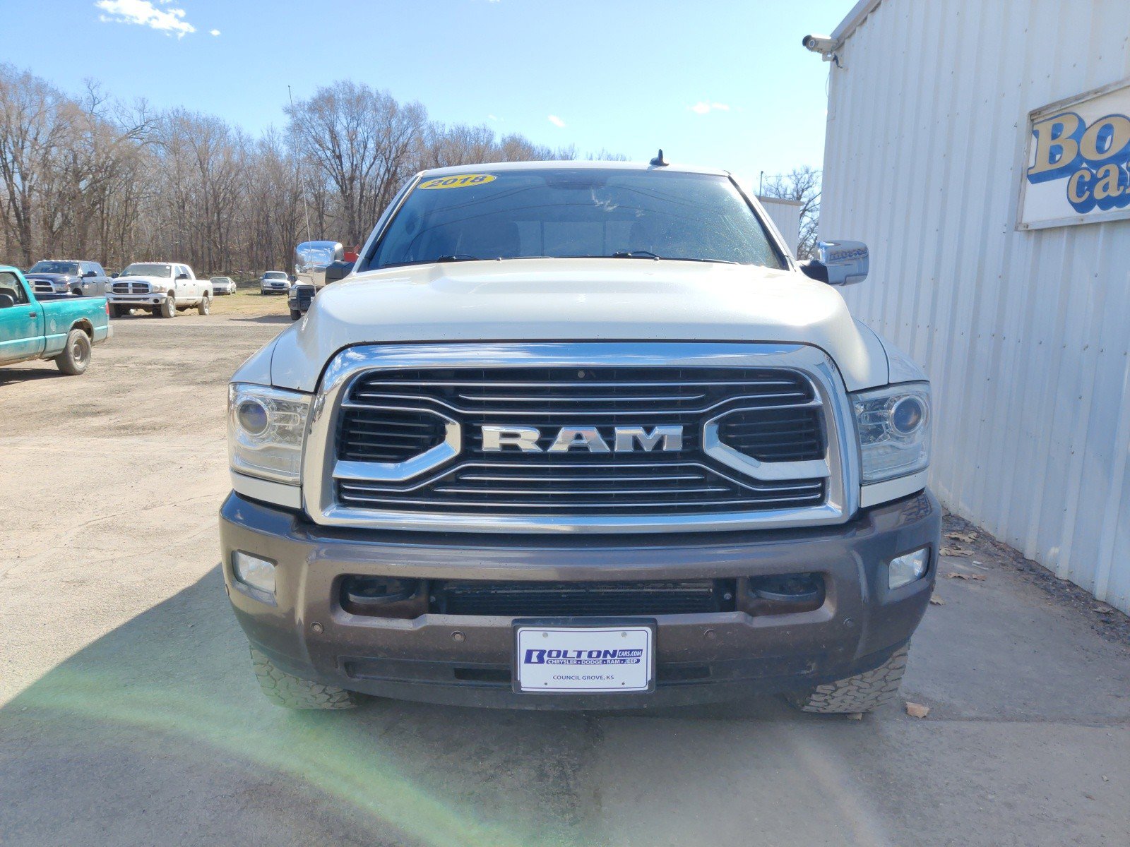 Used 2018 RAM Ram 2500 Pickup Laramie Longhorn with VIN 3C6UR5GL7JG115168 for sale in Council Grove, KS