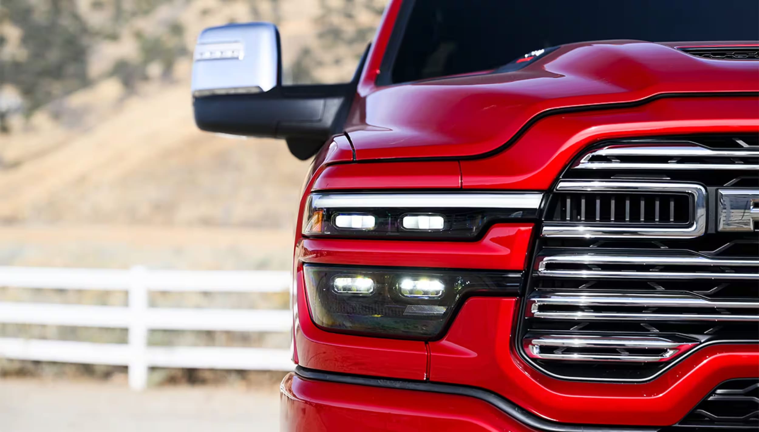 Headlight of the 2026 Ram 2500 near Lake Charles