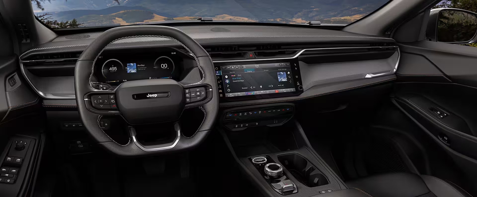 Interior of the 2026 Jeep® Cherokee near Baytown