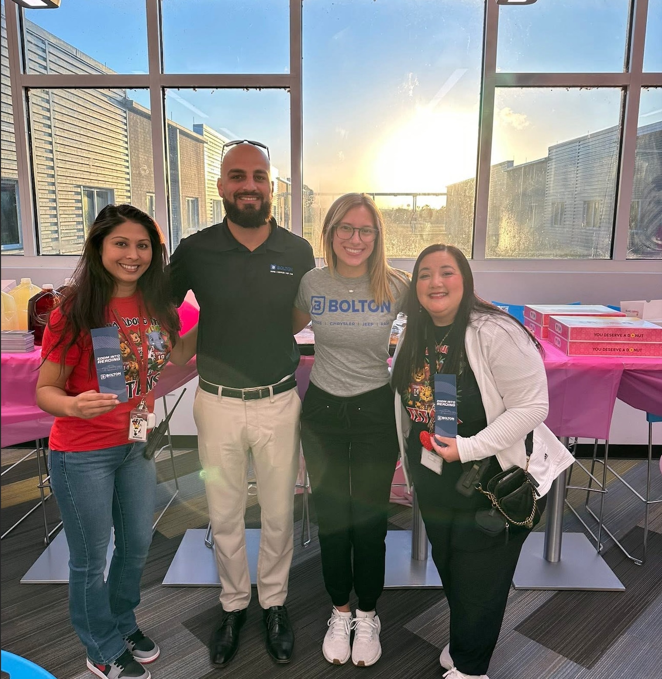 Provided breakfast for Port Acres Elementary Teachers