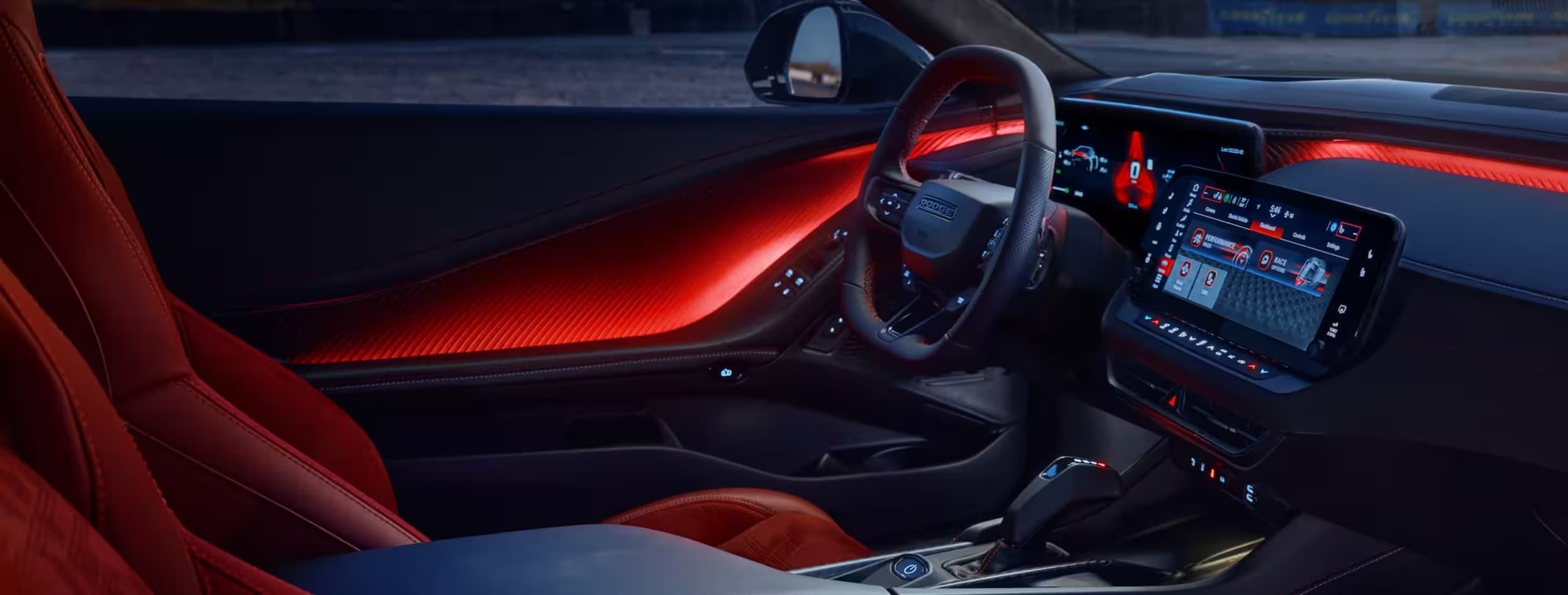 Interior of the 2026 Dodge Charger near Lake Charles