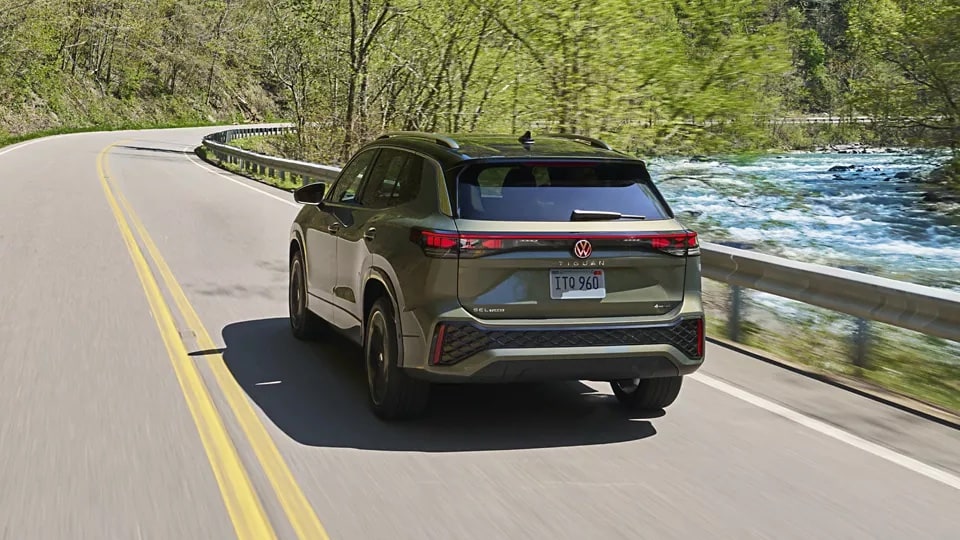 2026 Volkswagen Tiguan driving near Lafayette