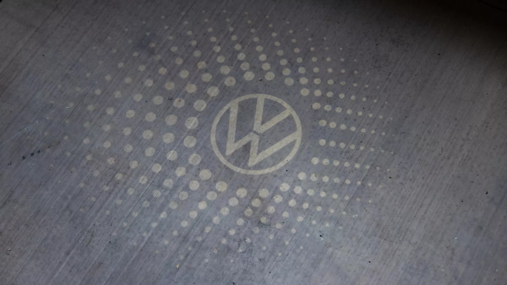 VW logo puddle lights near Alexandria