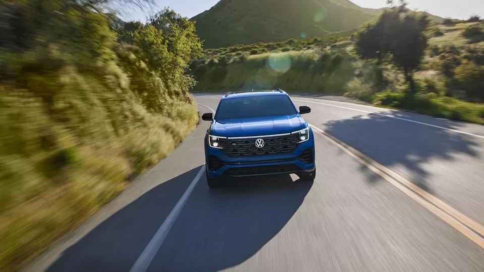 2026 Volkswagen Atlas Cross Sport driving near Beaumont