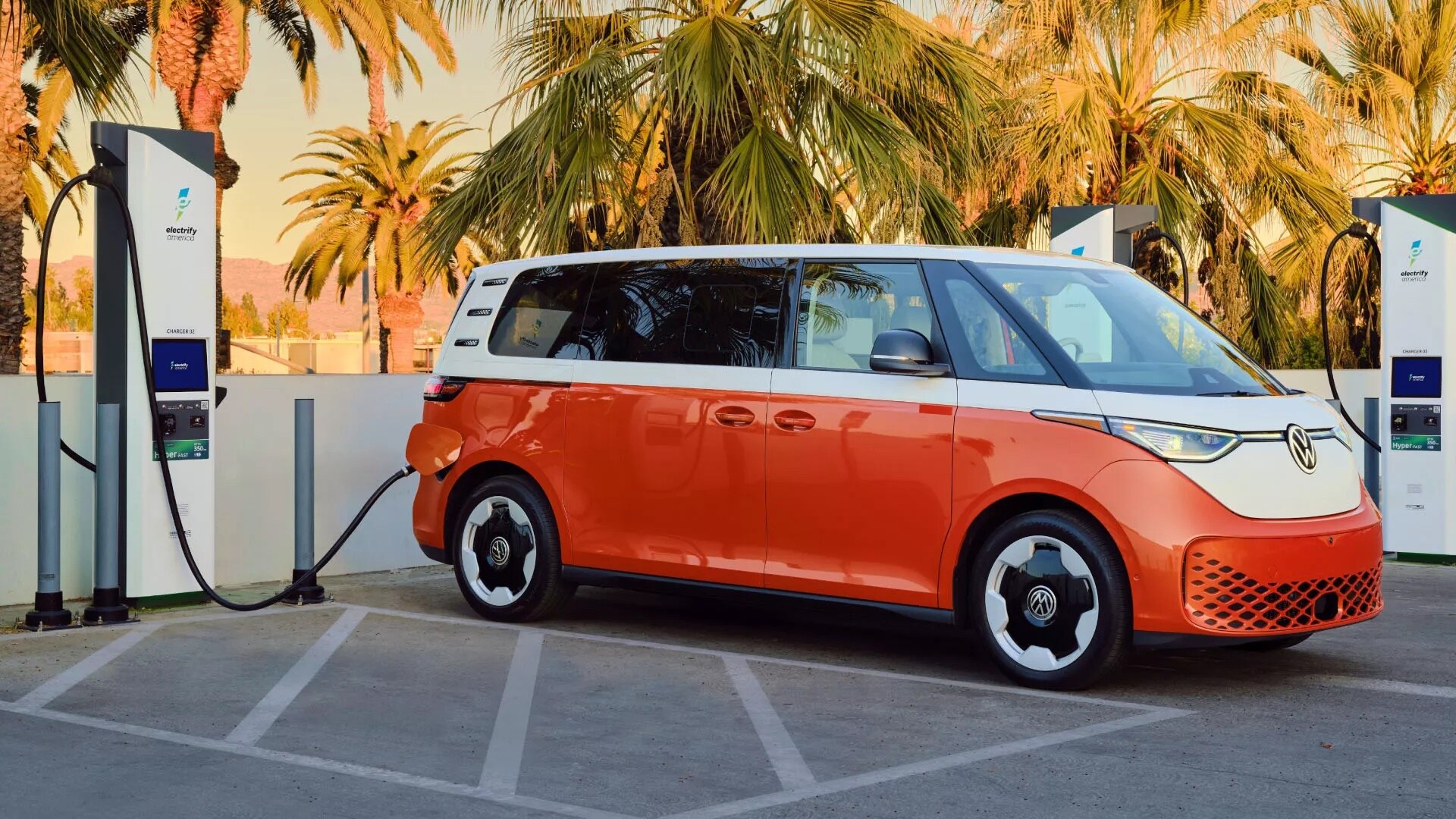 2025 Volkswagen ID Buzz charging in Lake Charles, LA.jpeg 2025 Volkswagen ID. Buzz charging in Lake Charles, LA