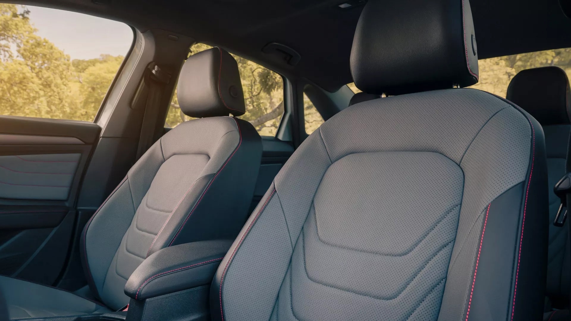 Interior of the 2027 Volkswagen Jetta GLI near Beaumont, TX