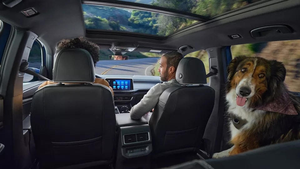 Interior of the 2026 Volkswagen Atlas Cross Sport near Lafayette