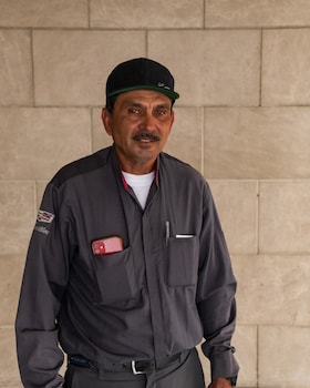 Staff member Omar Santiago from 38a8d34030fa