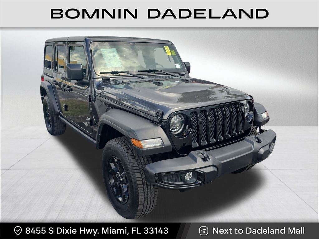 Used 2021 Jeep Wrangler Unlimited Willys SUV
