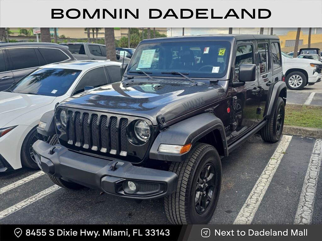 Used 2021 Jeep Wrangler Unlimited Willys SUV