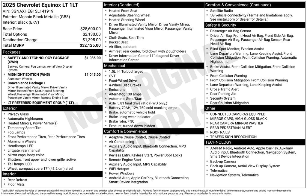 Used 2025 Chevrolet Equinox LT SUV