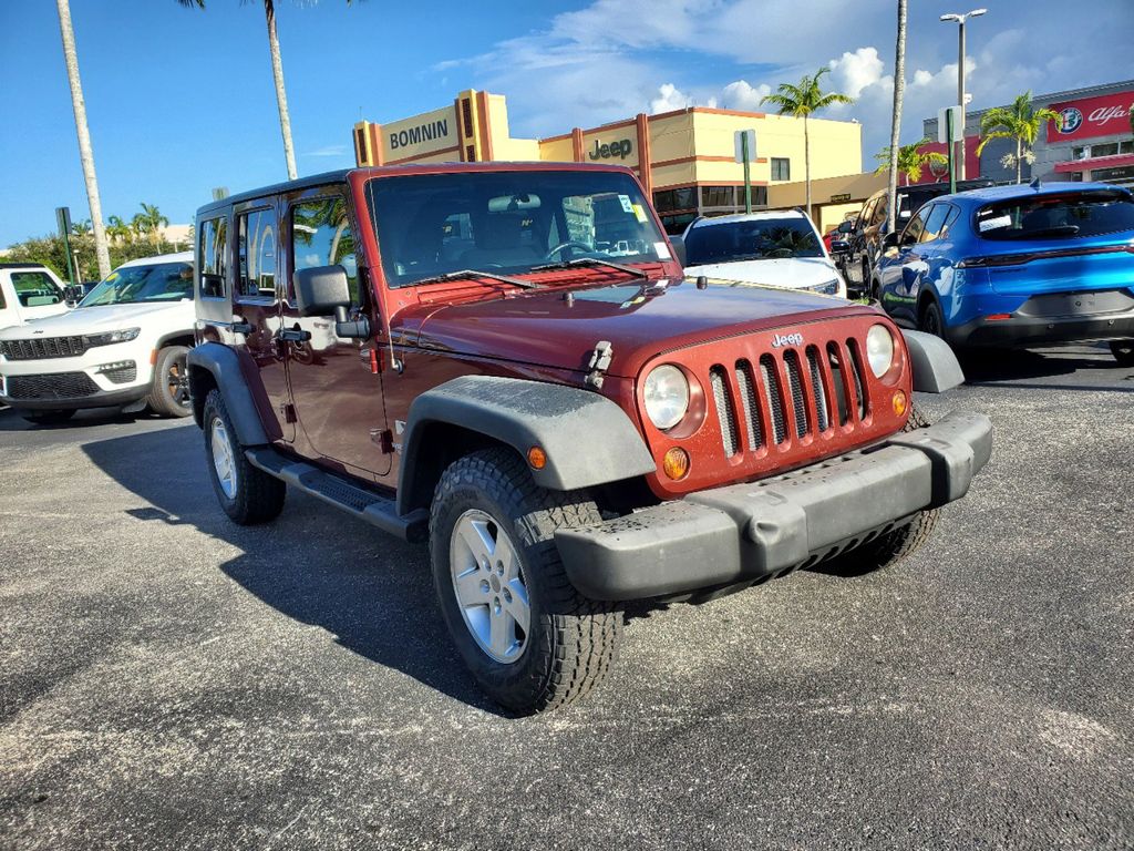 Used 2008 Jeep Wrangler Unlimited X with VIN 1J8GA39198L592235 for sale in Miami, FL