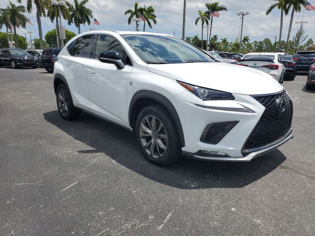 Used 2020 Lexus NX 300 F SPORT with VIN JTJSARBZ7L2176698 for sale in Miami, FL