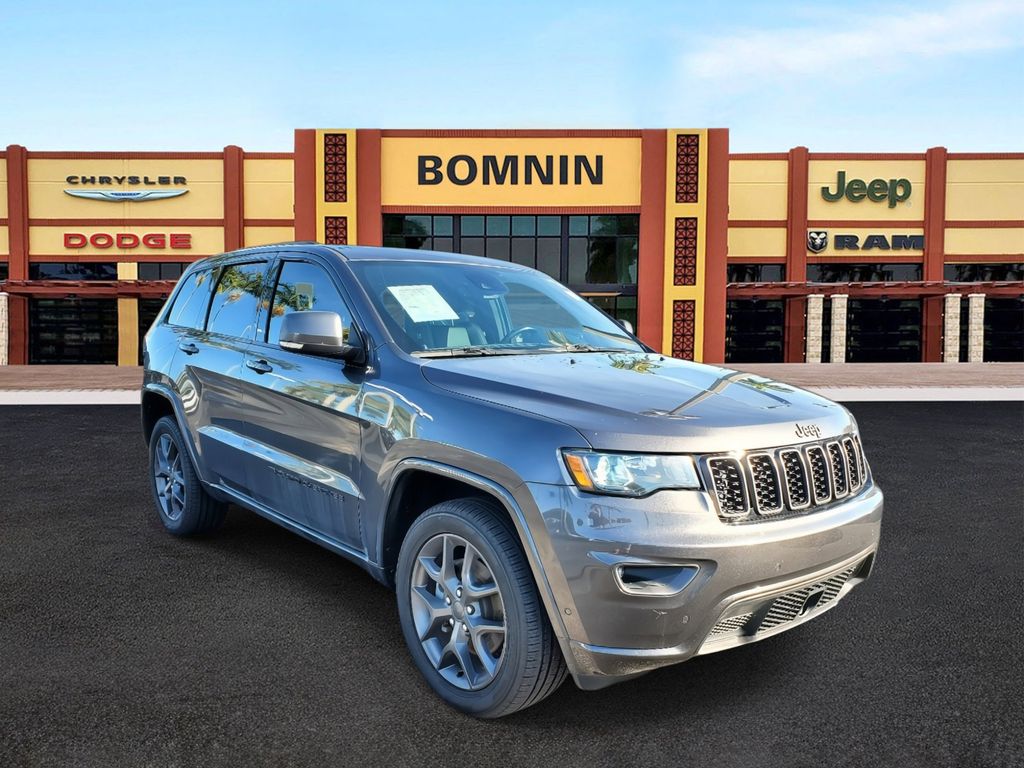 Used 2021 Jeep Grand Cherokee 80th Edition with VIN 1C4RJFBG1MC623522 for sale in Miami, FL