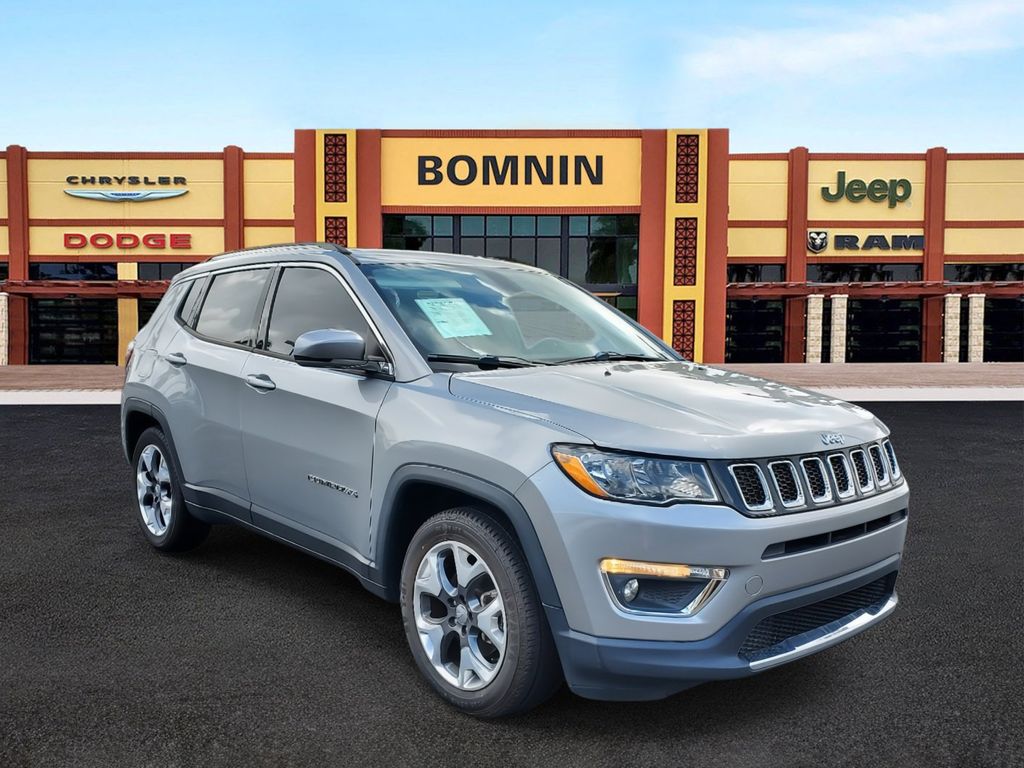 Used 2020 Jeep Compass Limited with VIN 3C4NJCCB7LT142757 for sale in Miami, FL