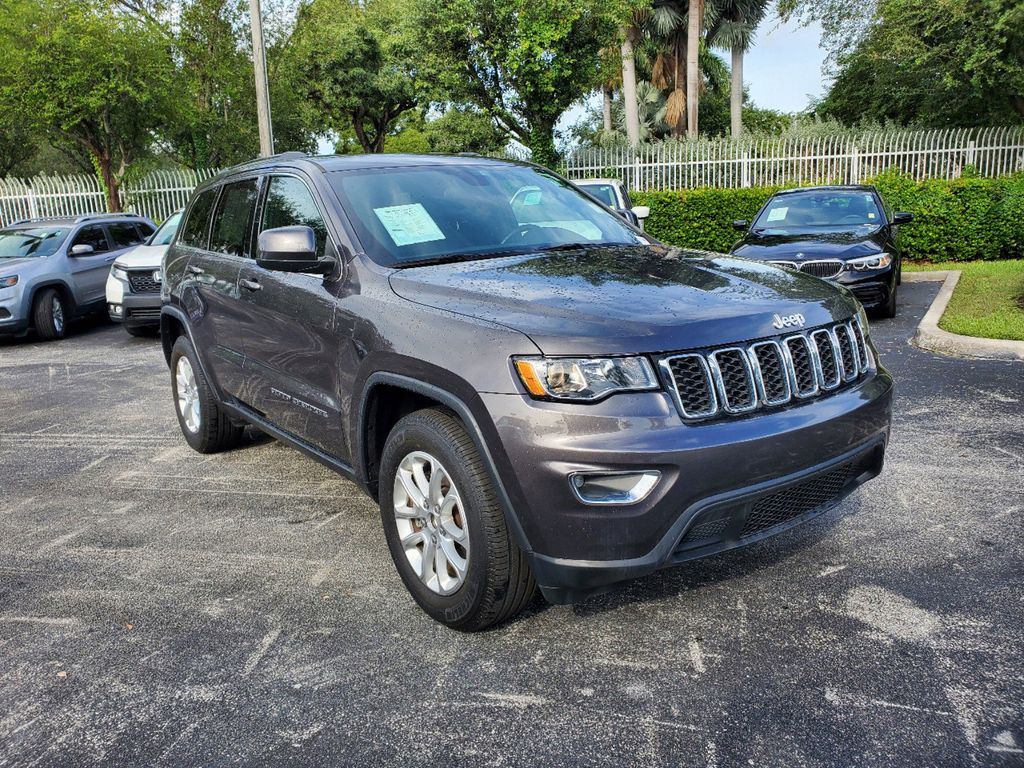 Used 2021 Jeep Grand Cherokee Laredo E with VIN 1C4RJEAG2MC538409 for sale in Miami, FL