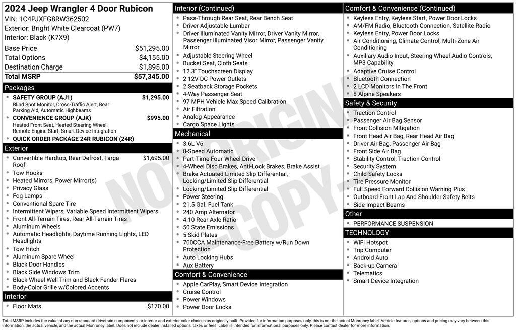 Used 2024 Jeep Wrangler Rubicon SUV