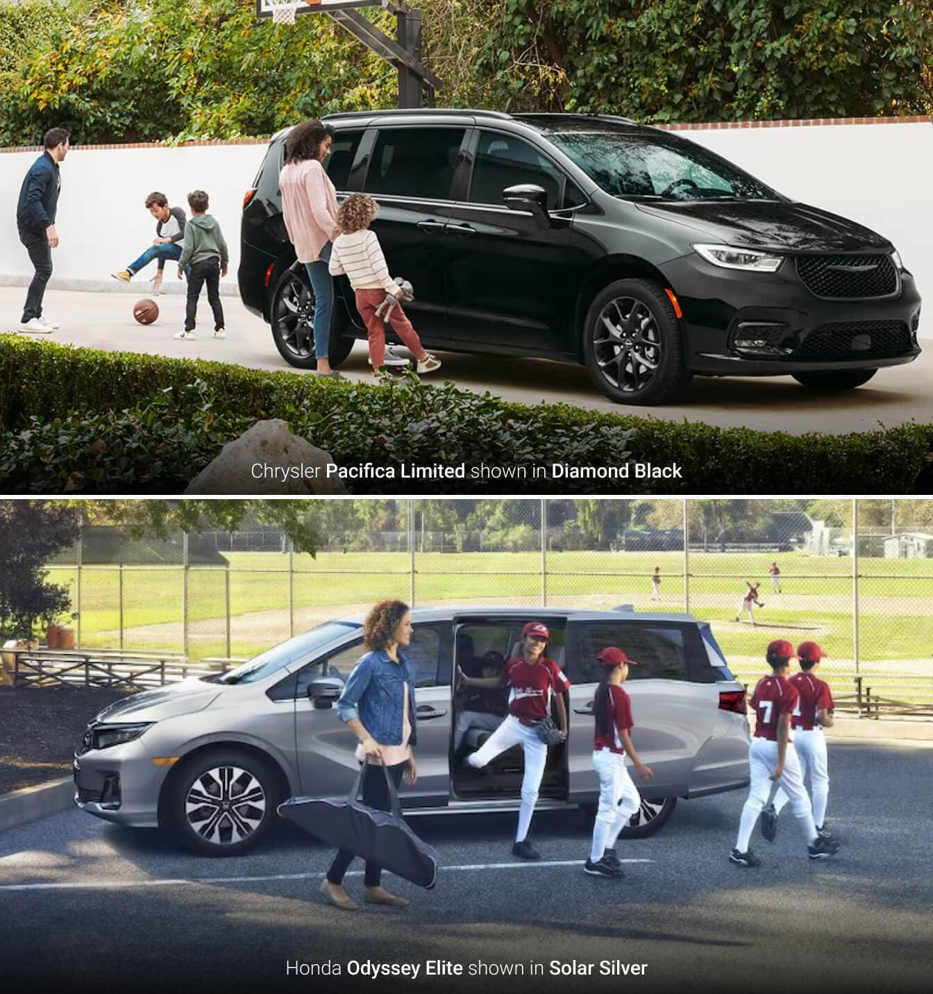 2026 Chrysler Pacifica vs. 2026 Honda Odyssey Price & Configurations