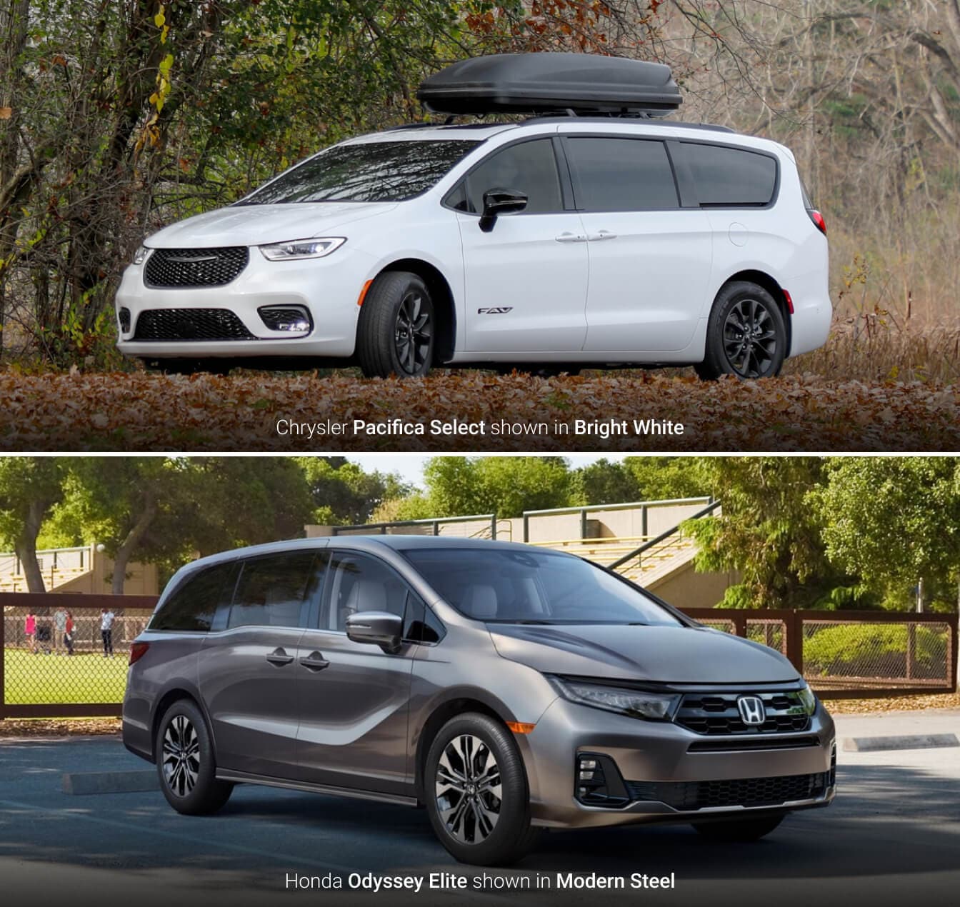 2026 Chrysler Pacifica vs. 2026 Honda Odyssey Fuel Efficiency