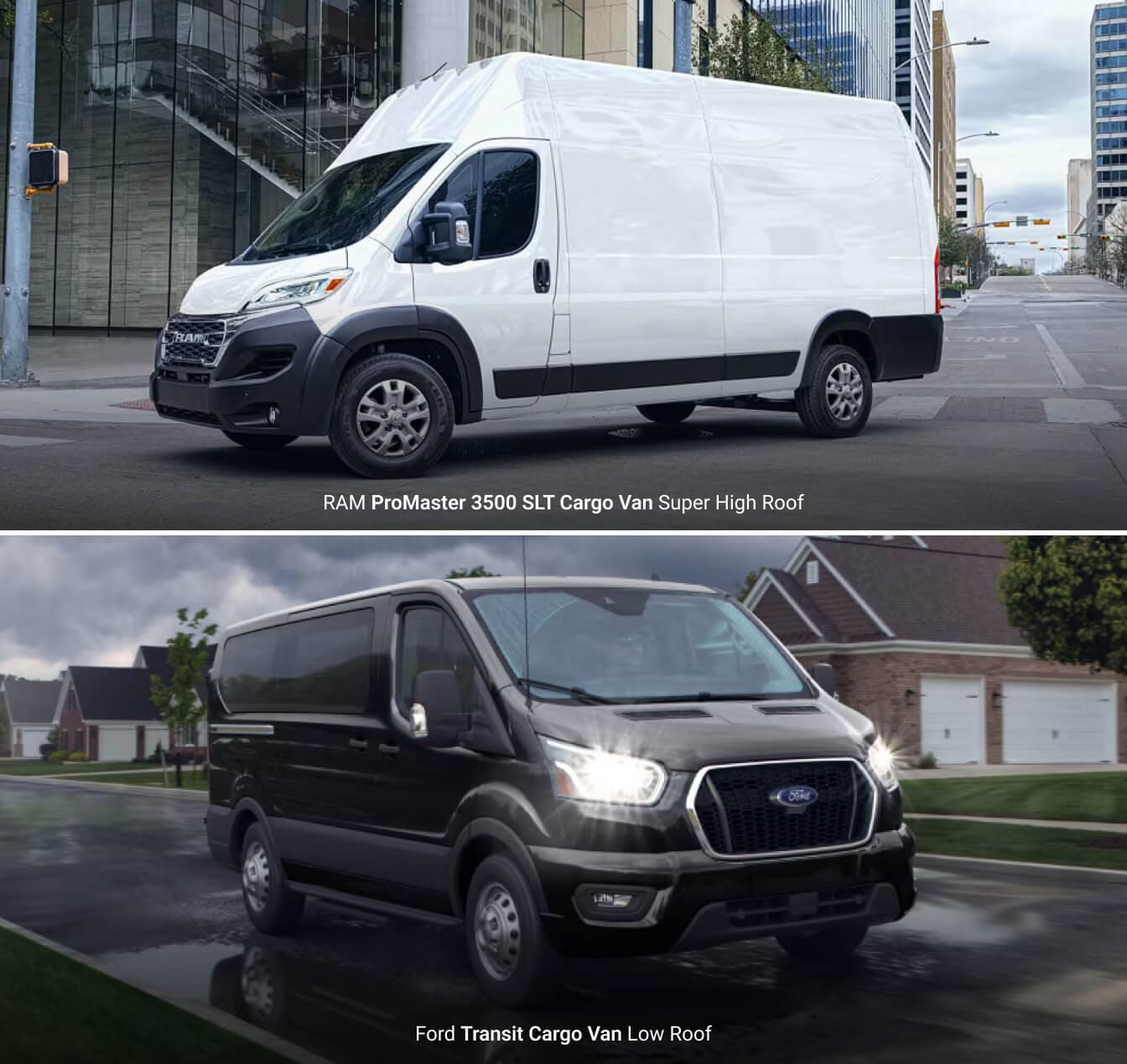 2026 Ram ProMaster vs. 2025 Ford Transit Price & Warranty
