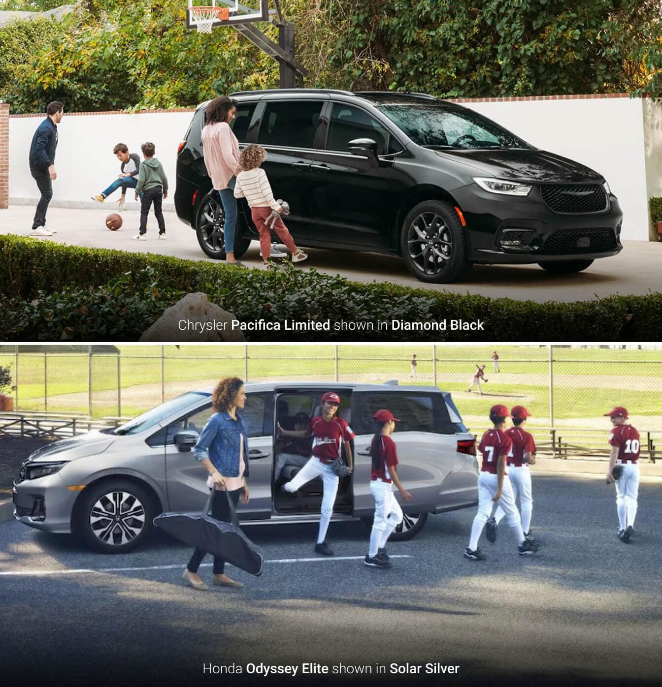 2026 Chrysler Pacifica vs. 2026 Honda Odyssey Price & Configurations