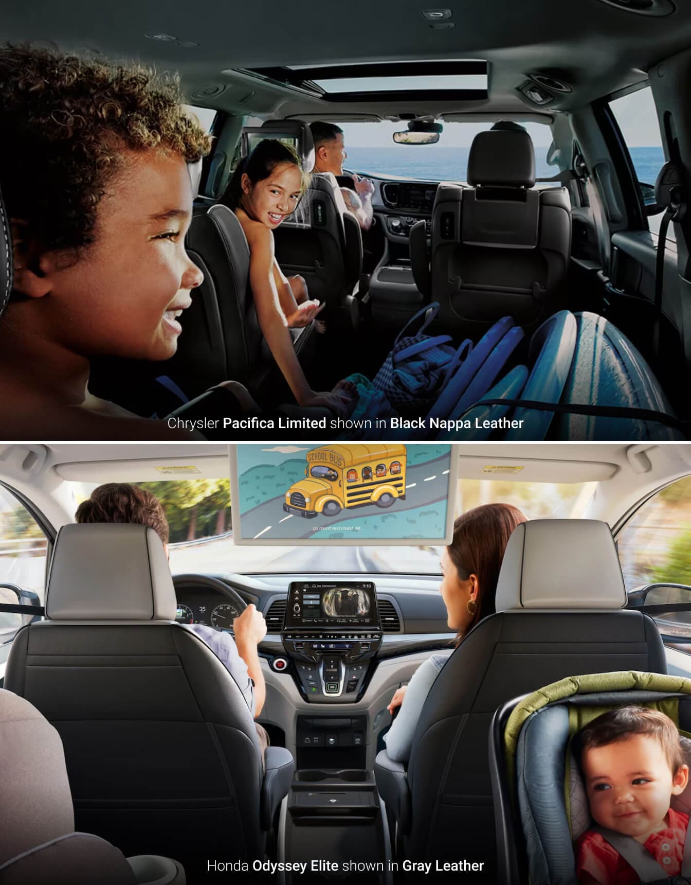 2026 Chrysler Pacifica vs. 2026 Honda Odyssey Space & Practicality