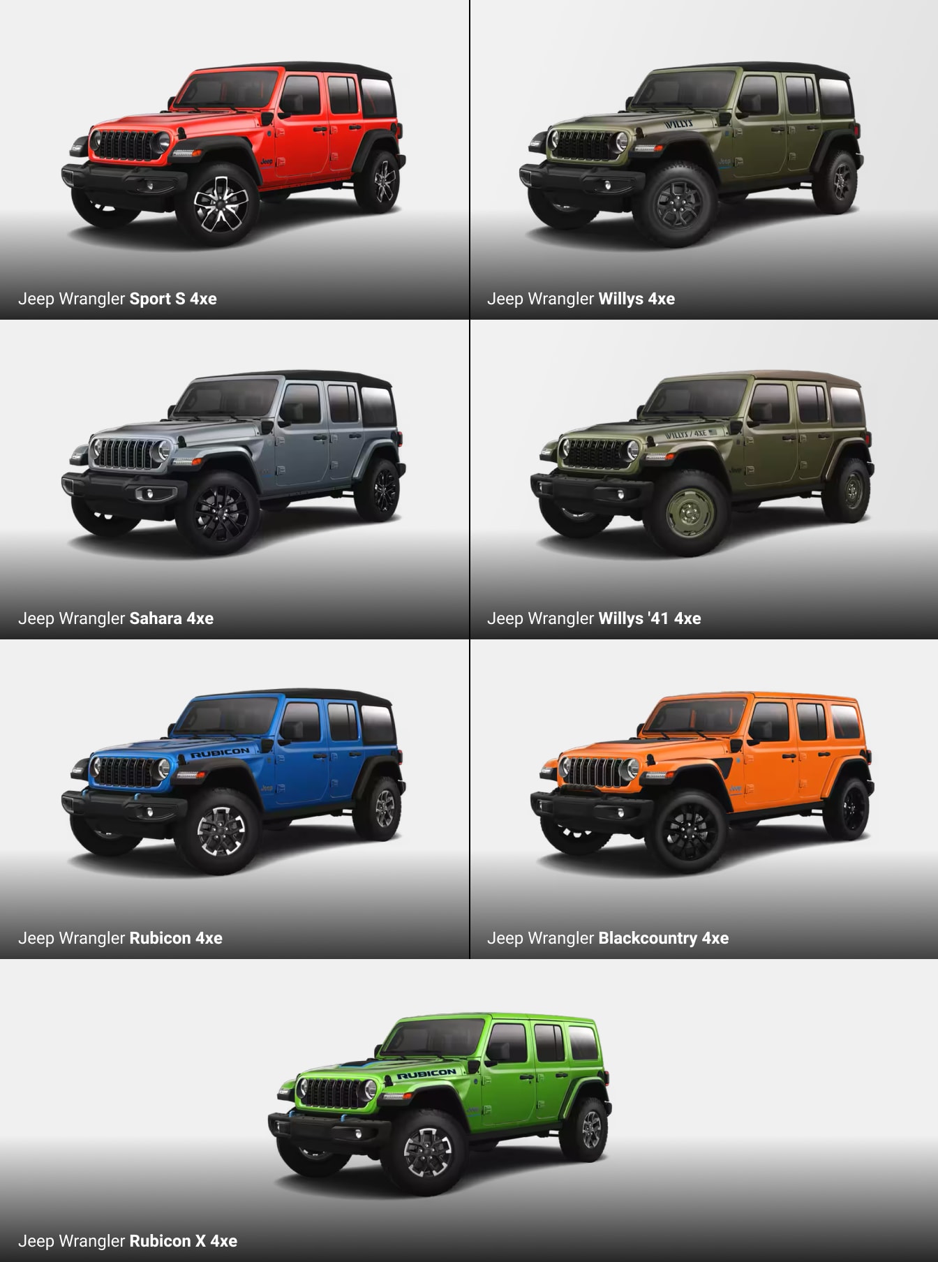 2025 Jeep Wrangler 4xe Specs