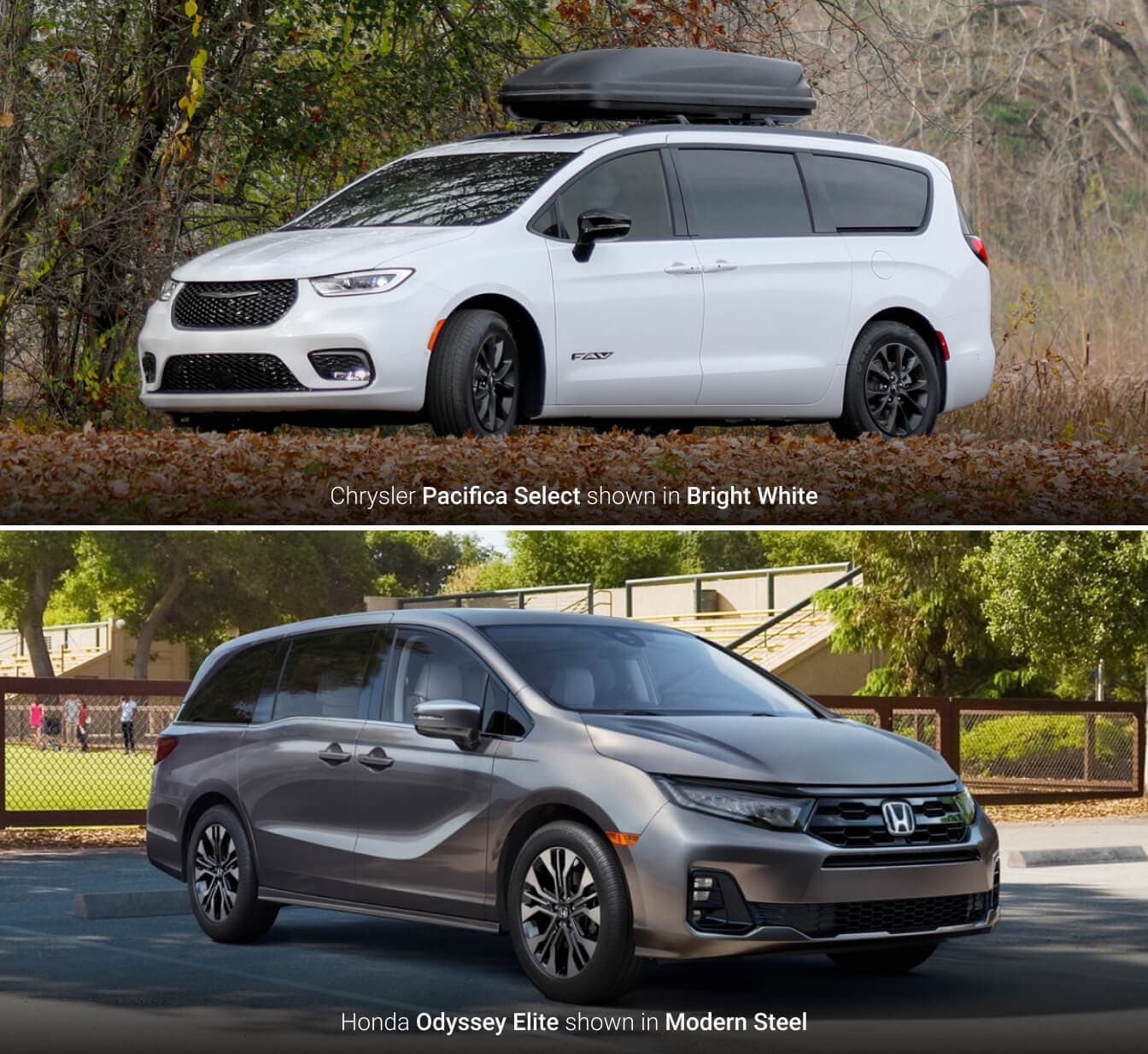 2026 Chrysler Pacifica vs. 2026 Honda Odyssey Fuel Efficiency