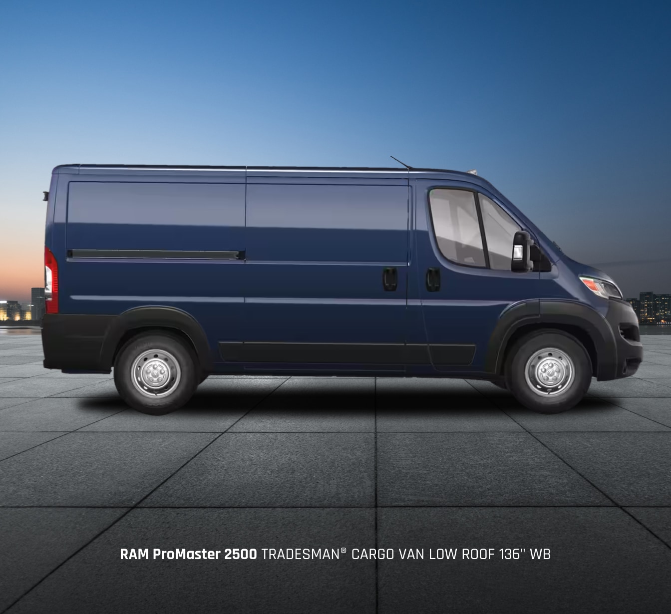 Blue Ram ProMaster 2500 Tradesman Cargo Van Low Roof