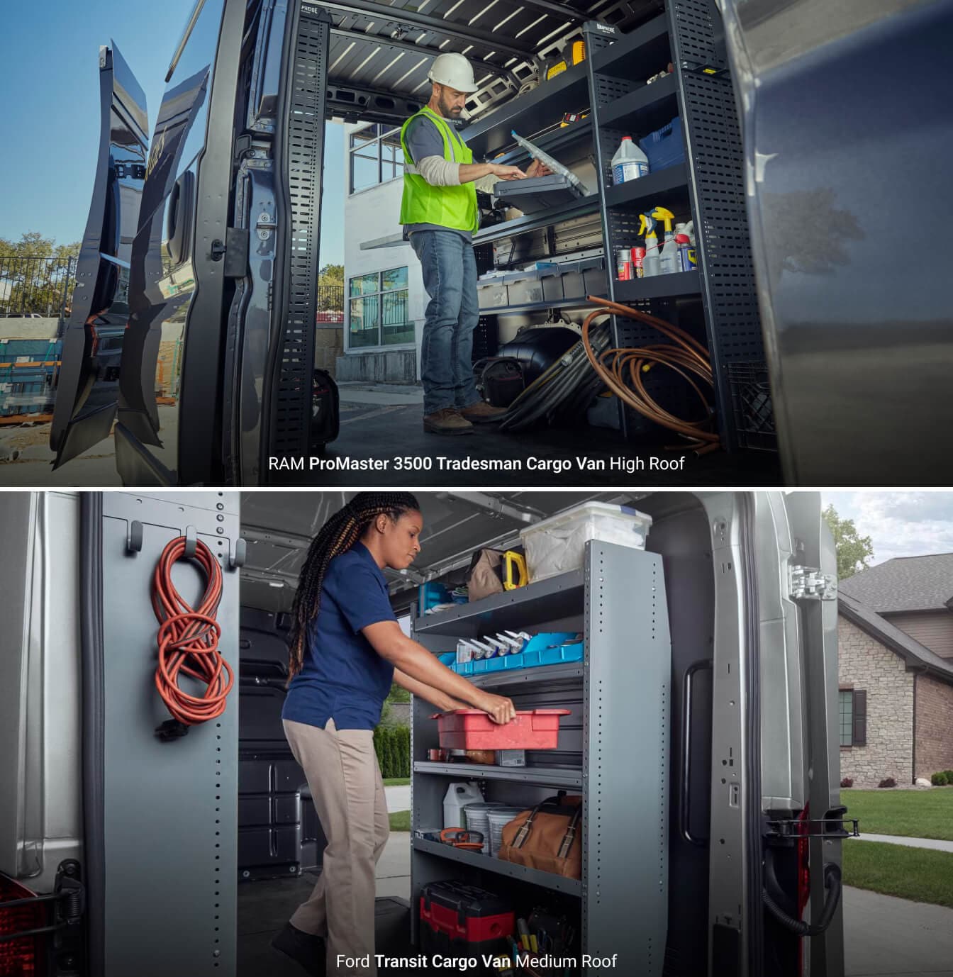 2026 Ram ProMaster vs. 2025 Ford Transit Available Configurations