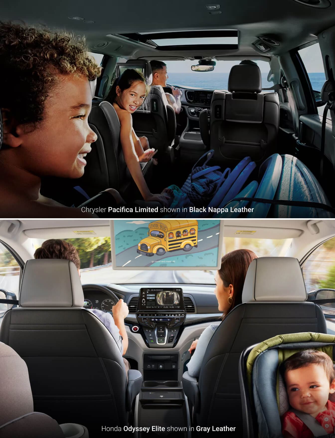 2026 Chrysler Pacifica vs. 2026 Honda Odyssey Space & Practicality