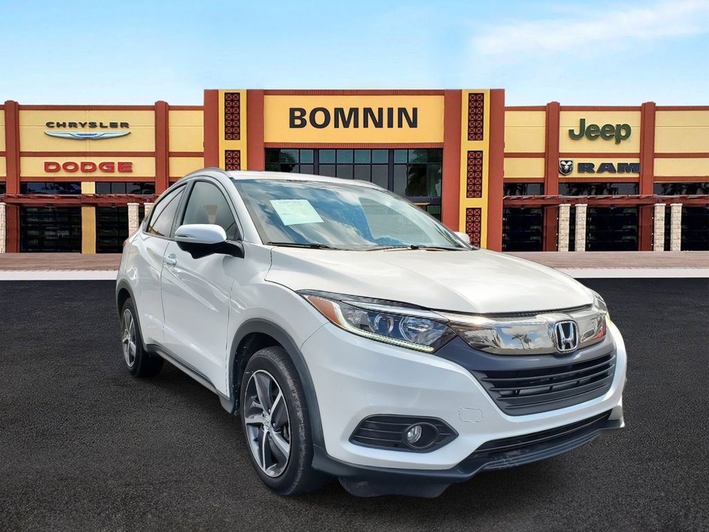 Used 2021 Honda HR-V EX with VIN 3CZRU5H59MM734111 for sale in Miami, FL