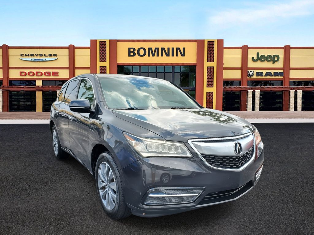 Used 2016 Acura MDX Technology Package with VIN 5FRYD3H43GB009897 for sale in Miami, FL