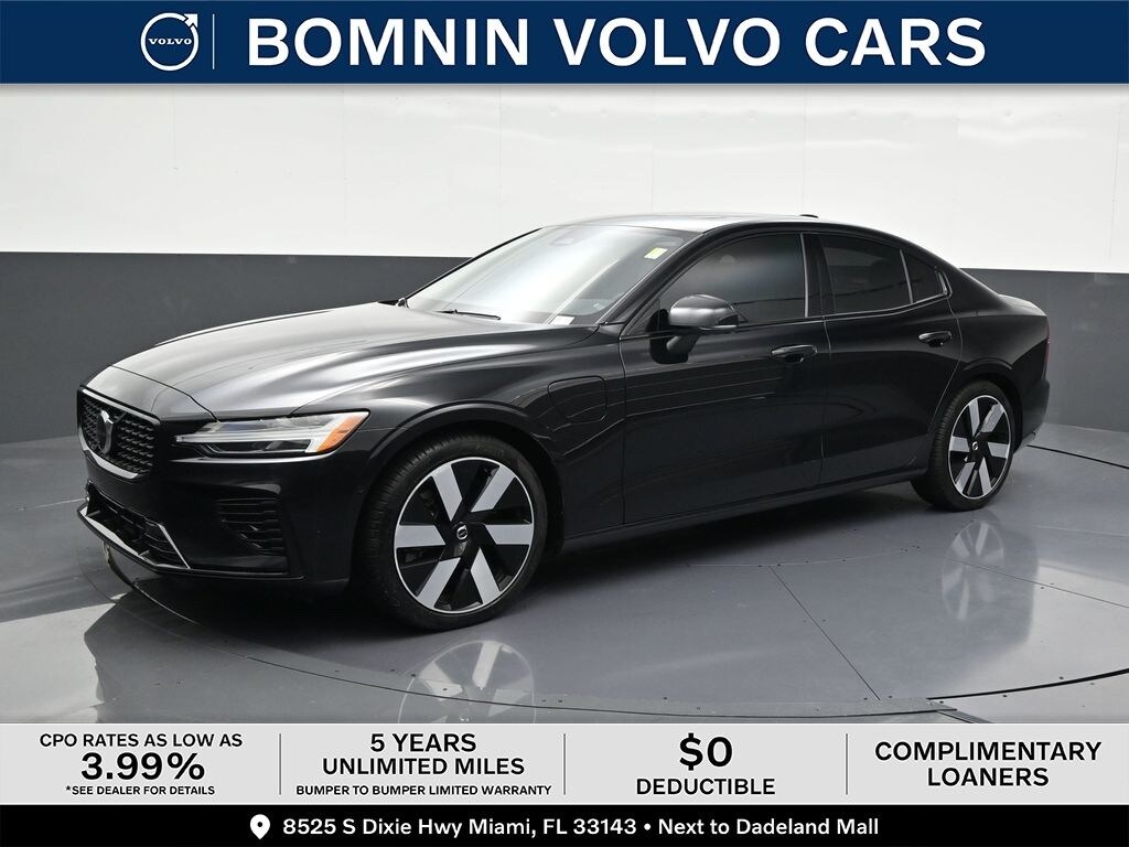 Used 2024 Volvo S60 Recharge Plug-In Hybrid T8 Plus Dark Theme Sedan