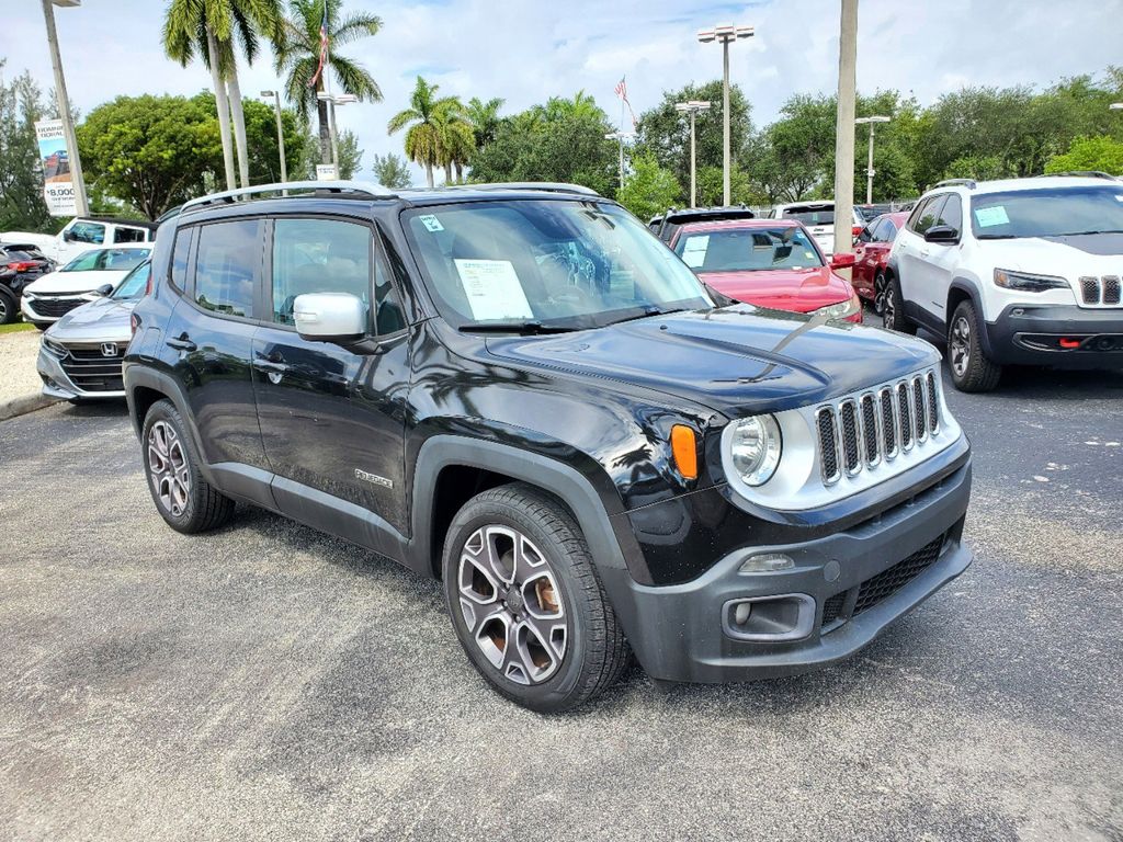 Used 2016 Jeep Renegade Limited with VIN ZACCJADTXGPC74251 for sale in Miami, FL