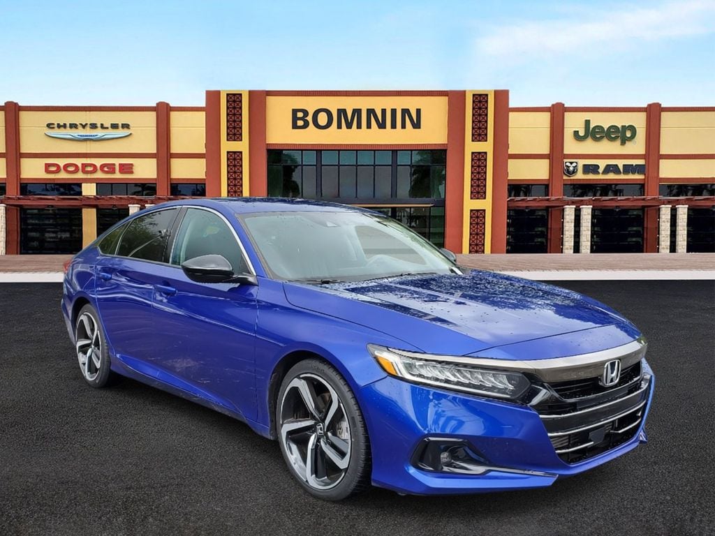 Used 2021 Honda Accord Sport SE with VIN 1HGCV1F40MA040093 for sale in Miami, FL