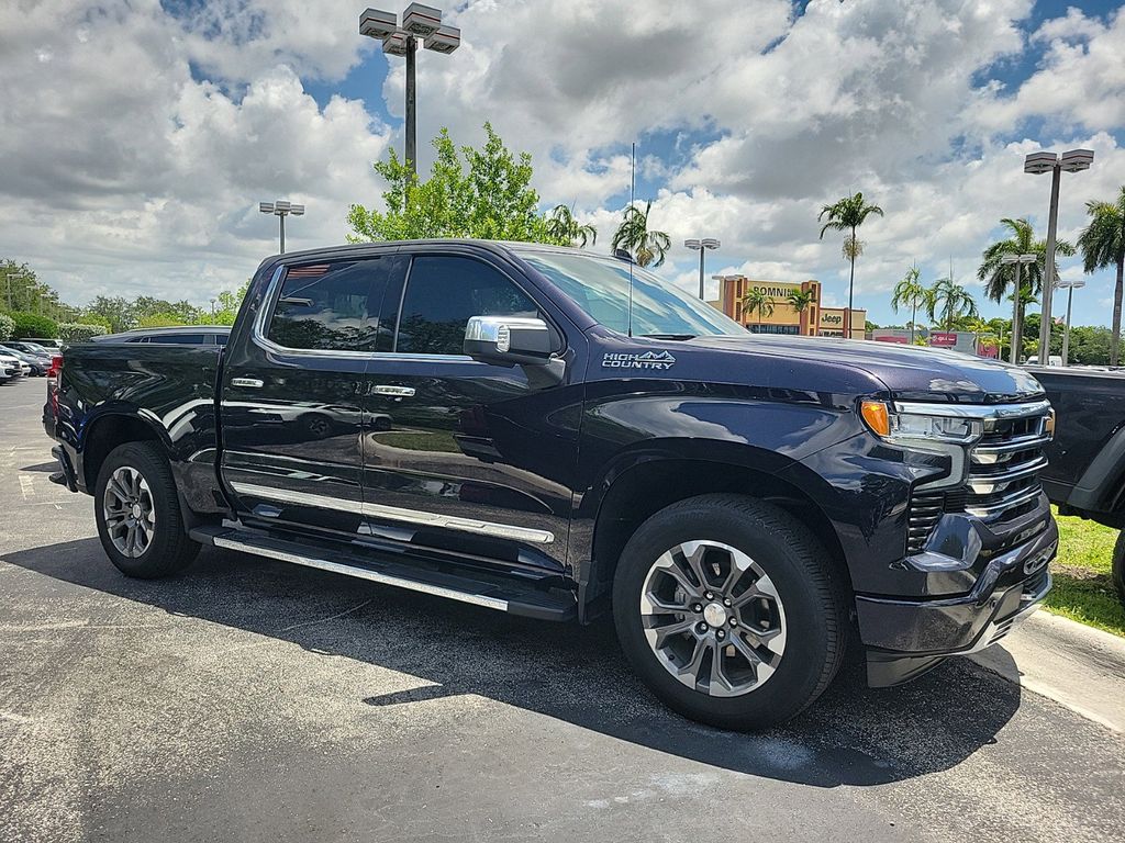 Used 2024 Chevrolet Silverado 1500 High Country with VIN 2GCPAFED3R1137719 for sale in Miami, FL