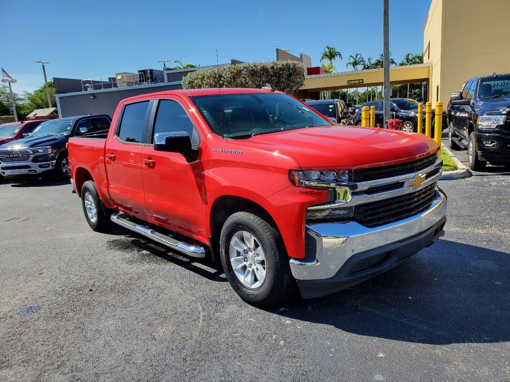 Used 2020 Chevrolet Silverado 1500 LT with VIN 3GCPWCED0LG391208 for sale in Miami, FL