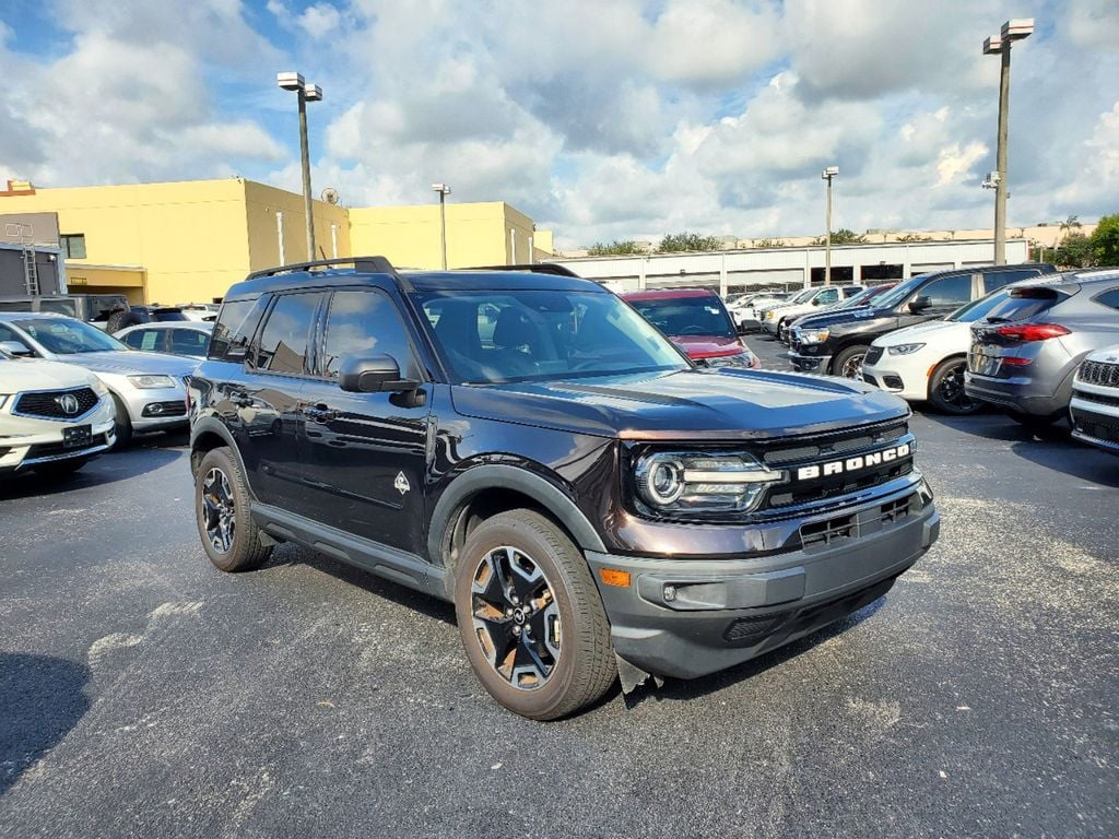 Used 2021 Ford Bronco Sport Outer Banks with VIN 3FMCR9C69MRA40201 for sale in Miami, FL