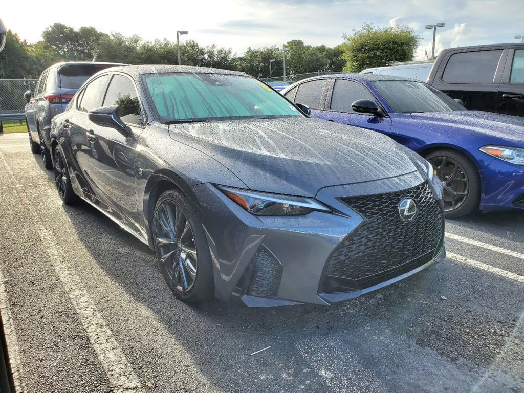 Used 2021 Lexus IS 350 F SPORT with VIN JTHGZ1B24M5045782 for sale in Miami, FL