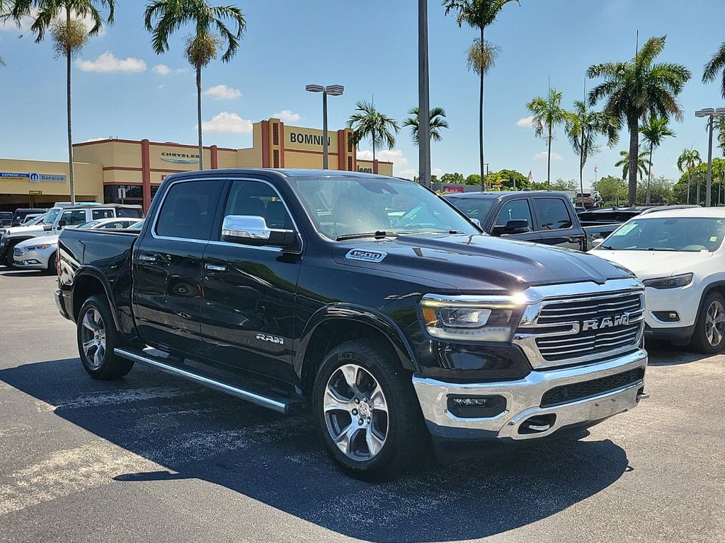 Used 2021 RAM Ram 1500 Pickup Laramie with VIN 1C6RREJT1MN829114 for sale in Miami, FL