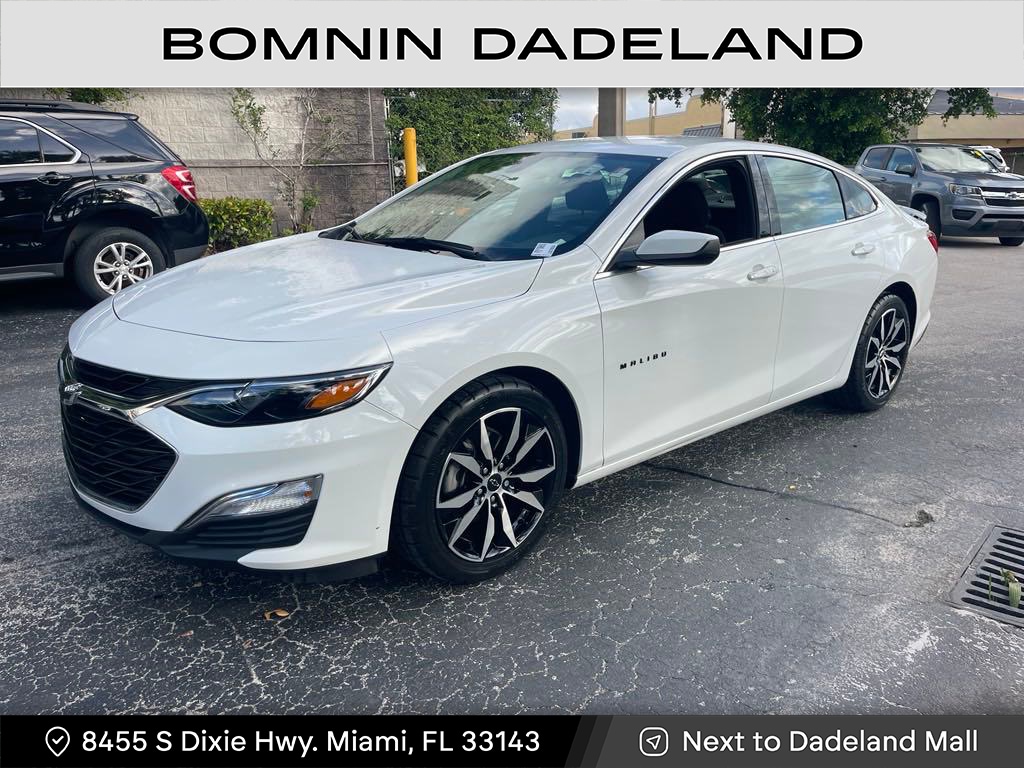 Certified 2022 Chevrolet Malibu RS with VIN 1G1ZG5STXNF113099 for sale in Miami, FL