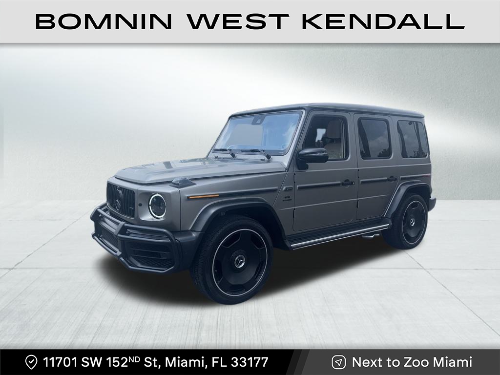 Used 2024 Mercedes-Benz G-Class AMG G63 with VIN W1NYC7HJ4RX504676 for sale in Miami, FL