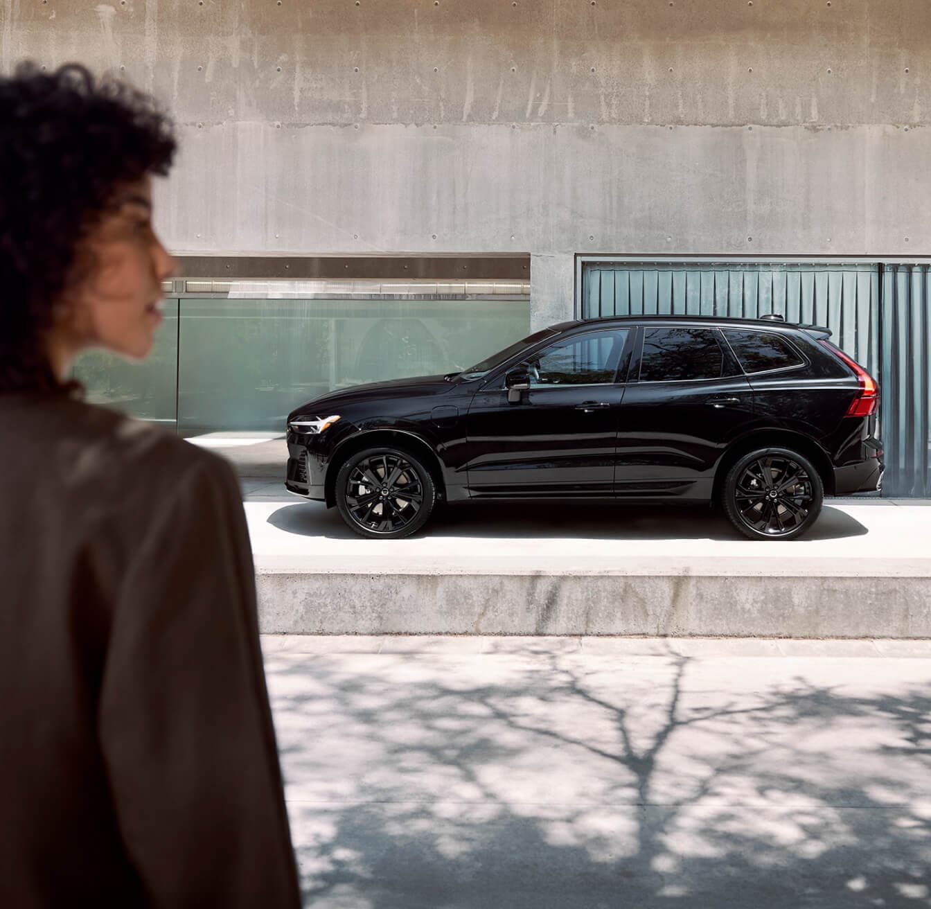 Volvo XC60 Plug-In Hybrid Parked on the Street