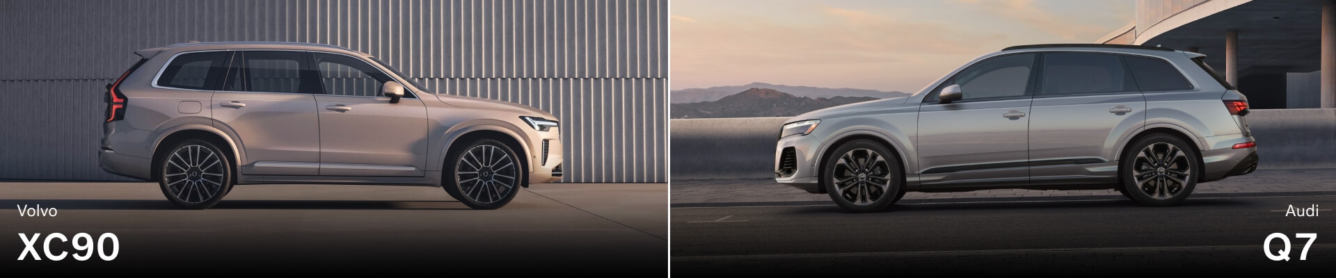 2025 Volvo XC90 vs. 2025 Audi Q7 Comparison