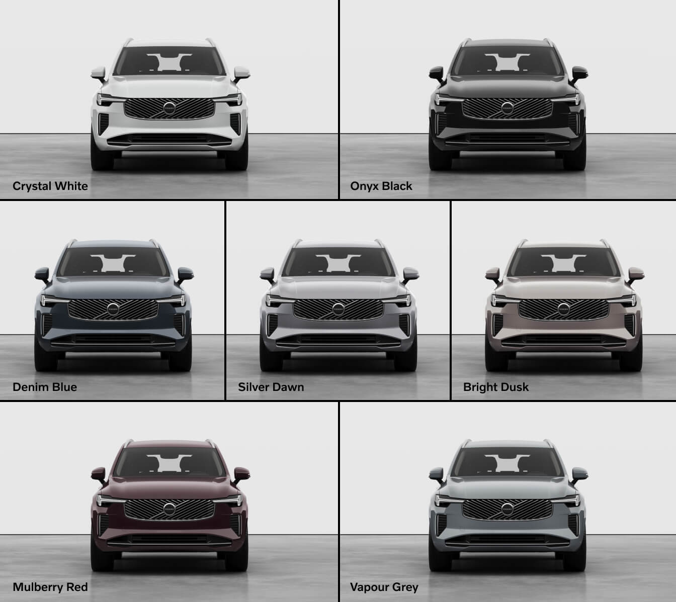 Volvo XC90 PHEV Color Options