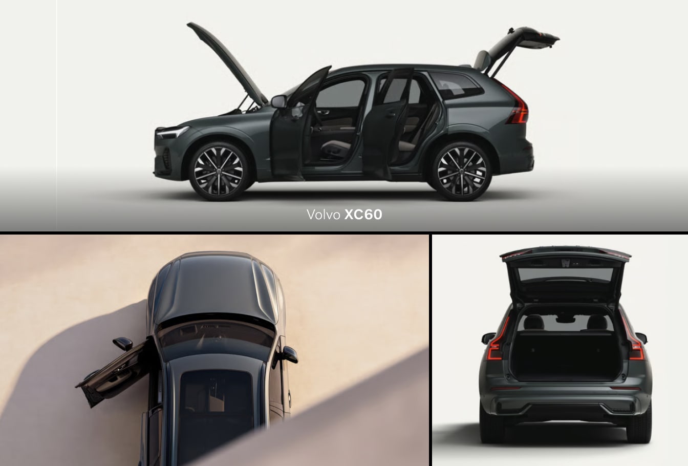 2026 Volvo XC60 vs. 2026 BMW X3 - Size and Cargo: Volvo XC60