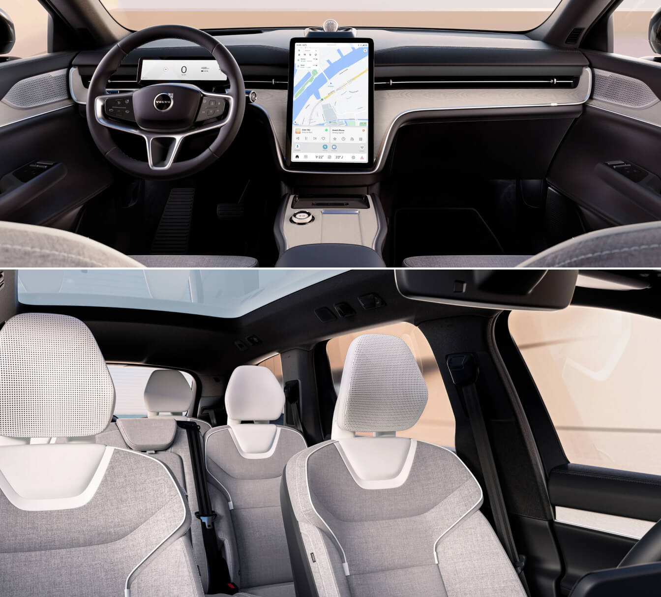 Cabin of a 2026 Volvo EX90